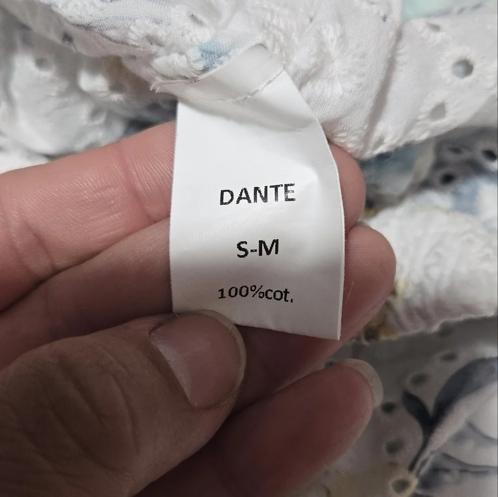 Dante Men's Floral Embroidered Boxers Sz Small/medium